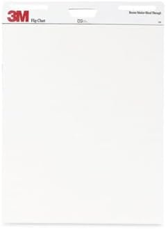 3M Flip Charts, 25"x30", White, 40 Sheets/Pad, 2 Pads/Carton MMM570