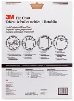 3M Flip Charts, 25"x30", White, 40 Sheets/Pad, 2 Pads/Carton MMM570
