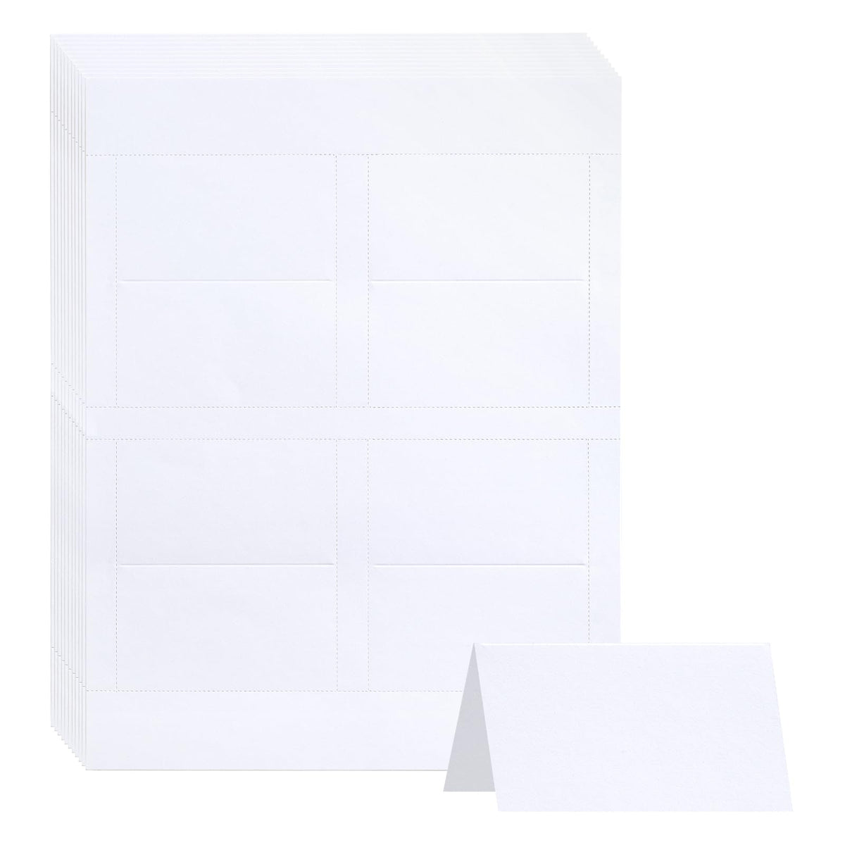 2"x3.5" White Place Cards 160 Pcs