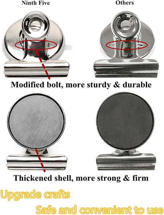 Strong Magnetic Clips, 12Pack Fridge Magnets Clips Heavy Duty