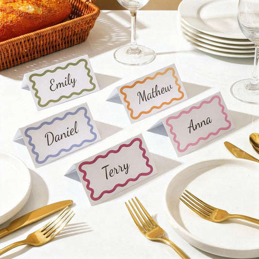 50Pcs Blank Food Cards, Food Labels for Party Buffet Price Labels