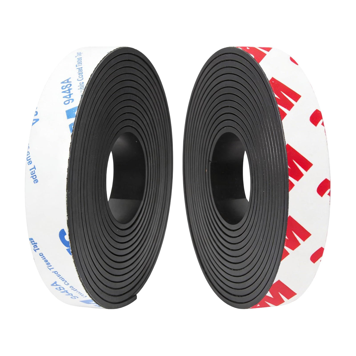 Towjug Magnetic Tape 10ft x 1/2in Fridge Magnets with Adhesive Backing Roll