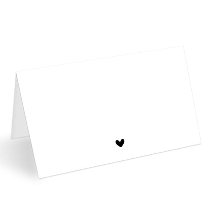 Dusty Blue Border Place Cards for Table Setting, Blank Name Card for Banquet, Set of 25 Seating Cards for Wedding Reception Baby Shower Birthday Party and Events-04