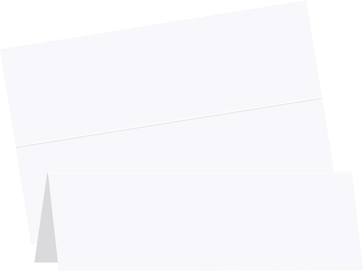 Blank Tent Cards Printable 3.5" x 11" 100 Sheets