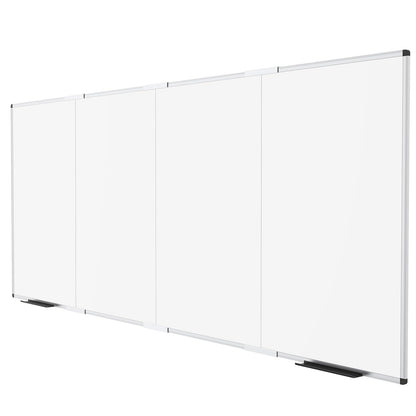 VIZ-PRO Dry Erase Board/Magnetic White Board, 48 X 32 Inches, Silver Aluminium Frame