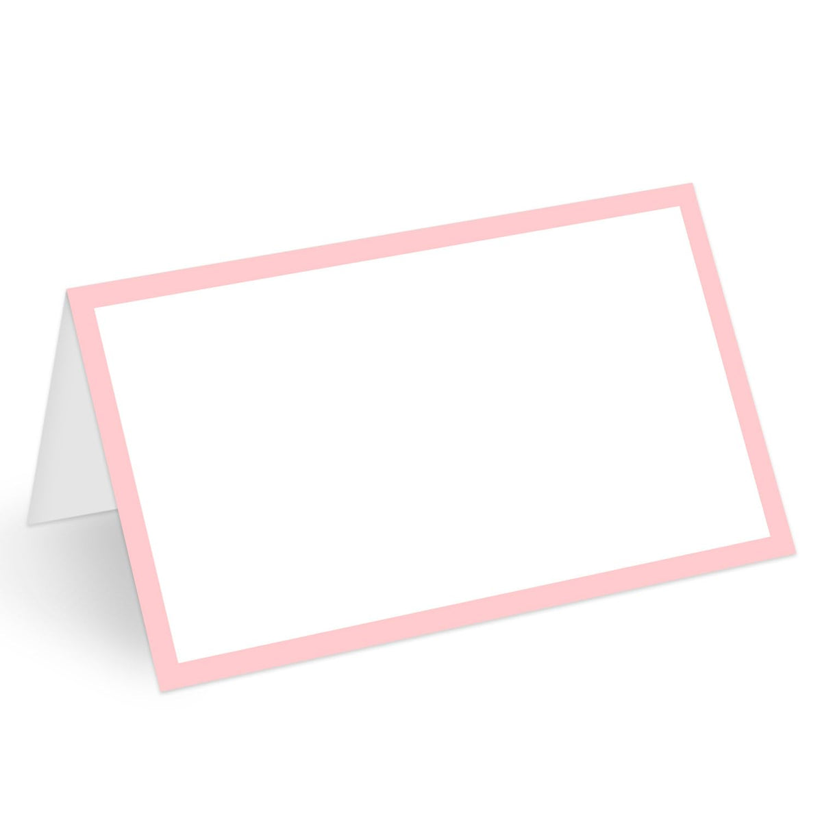 25 Pcs Blush Pink Place Cards, Blank Tent Name Cards for Food Buffet, Dinner Party, Wedding Reception, Bridal Shower Table Setting -02