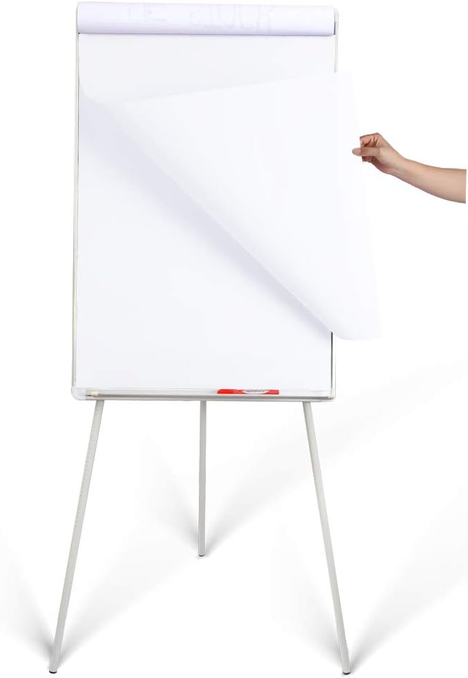 Whiteboard Easel 36" x 24" Height Adjustable, Magnetic Dry Erase Easel