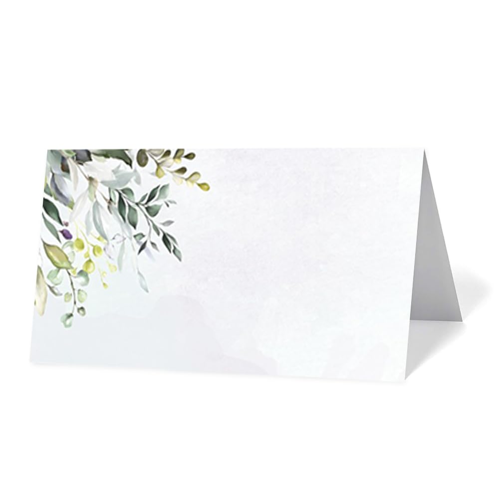 120 Pack place cards with Watercolor pattern Seating Place Cards for table setting table Weddings,Banquets,Dinner Parties,Name Cards