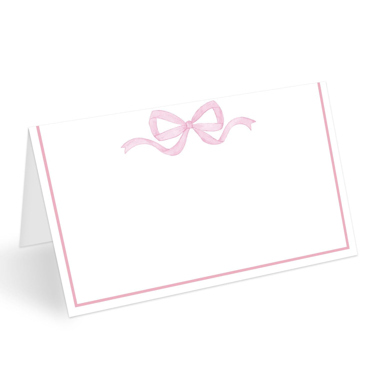 Dusty Blue Border Place Cards for Table Setting, Blank Name Card for Banquet, Set of 25 Seating Cards for Wedding Reception Baby Shower Birthday Party and Events-04
