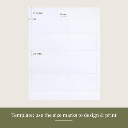 Printable Place Cards 2" x 3.5" 160 Pcs