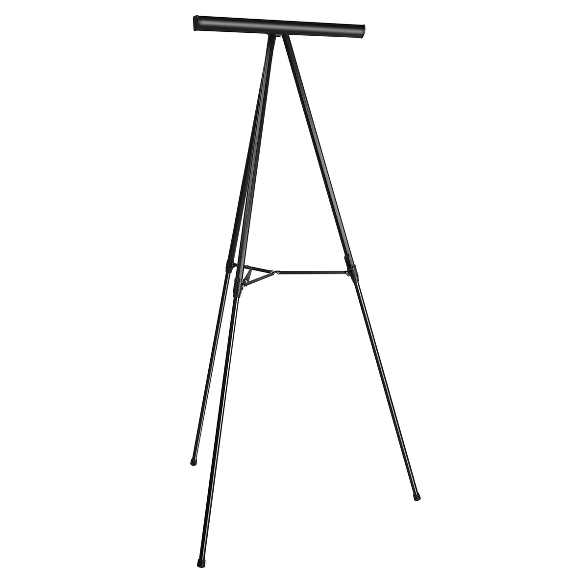 Amazon Basics High Boardroom Aluminum Flipchart Whiteboard and Display Easel Stand with Adjustable Height Telescope Tripod, 35 x 2 x 28 Inches, Black