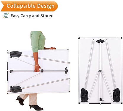 VIZ-PRO Magnetic Whiteboard Easel, 36 x 24 Inches, Portable Dry Erase Board
