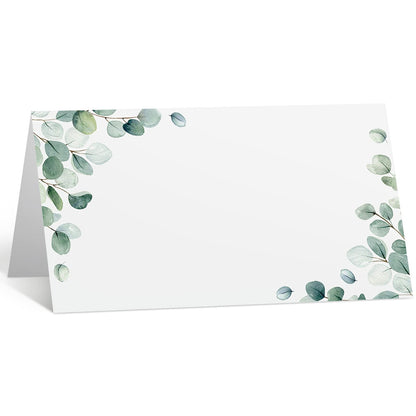 Fumete 100 Pack Wedding Place Cards, Watercolor Table Setting,Fresh