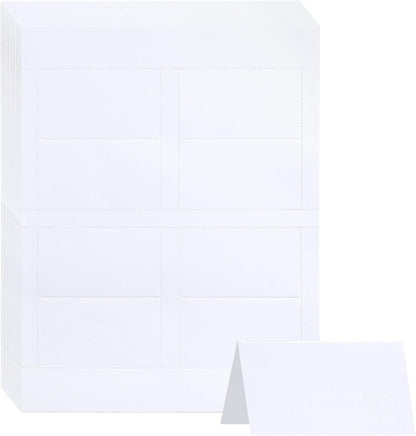 2"x3.5" White Place Cards 160 Pcs