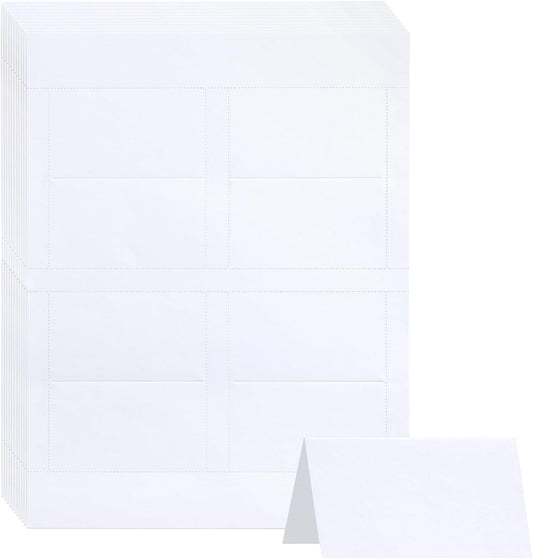 2"x3.5" White Place Cards 160 Pcs