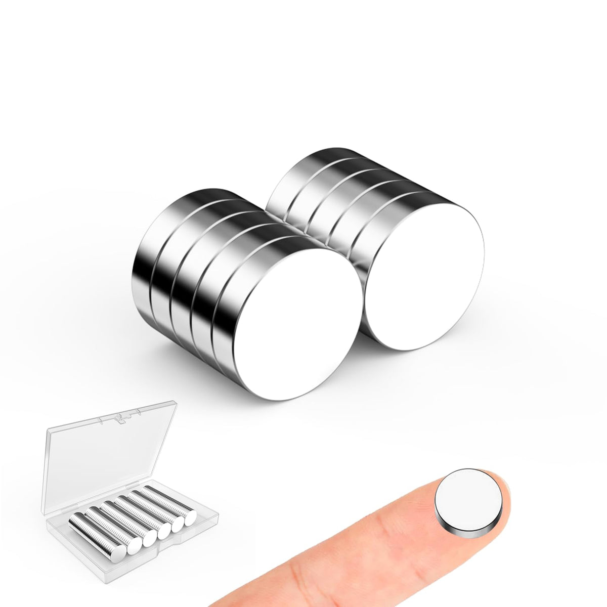 Magnets for Crafts, 5x2mm Small Round Magnetic 250 Pack