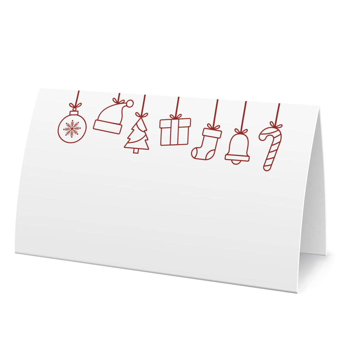 Golden Leaf Food Tent Labels - 25 Pack Wedding & Banquet Table Cards - Perfect for Place Cards, Buffet Food Labels (FZ-a07)