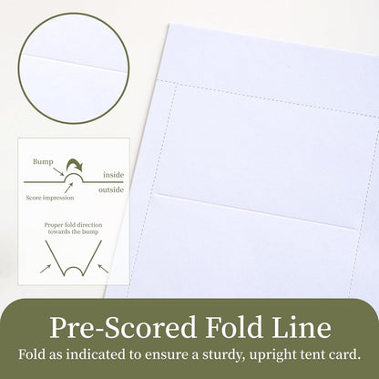 Printable Place Cards 2" x 3.5" 160 Pcs