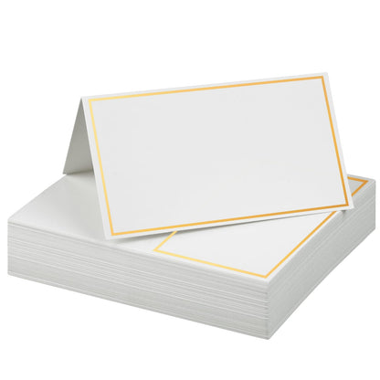 Uniclife 60 Pcs Floral Place Cards for Wedding Buffet Tables