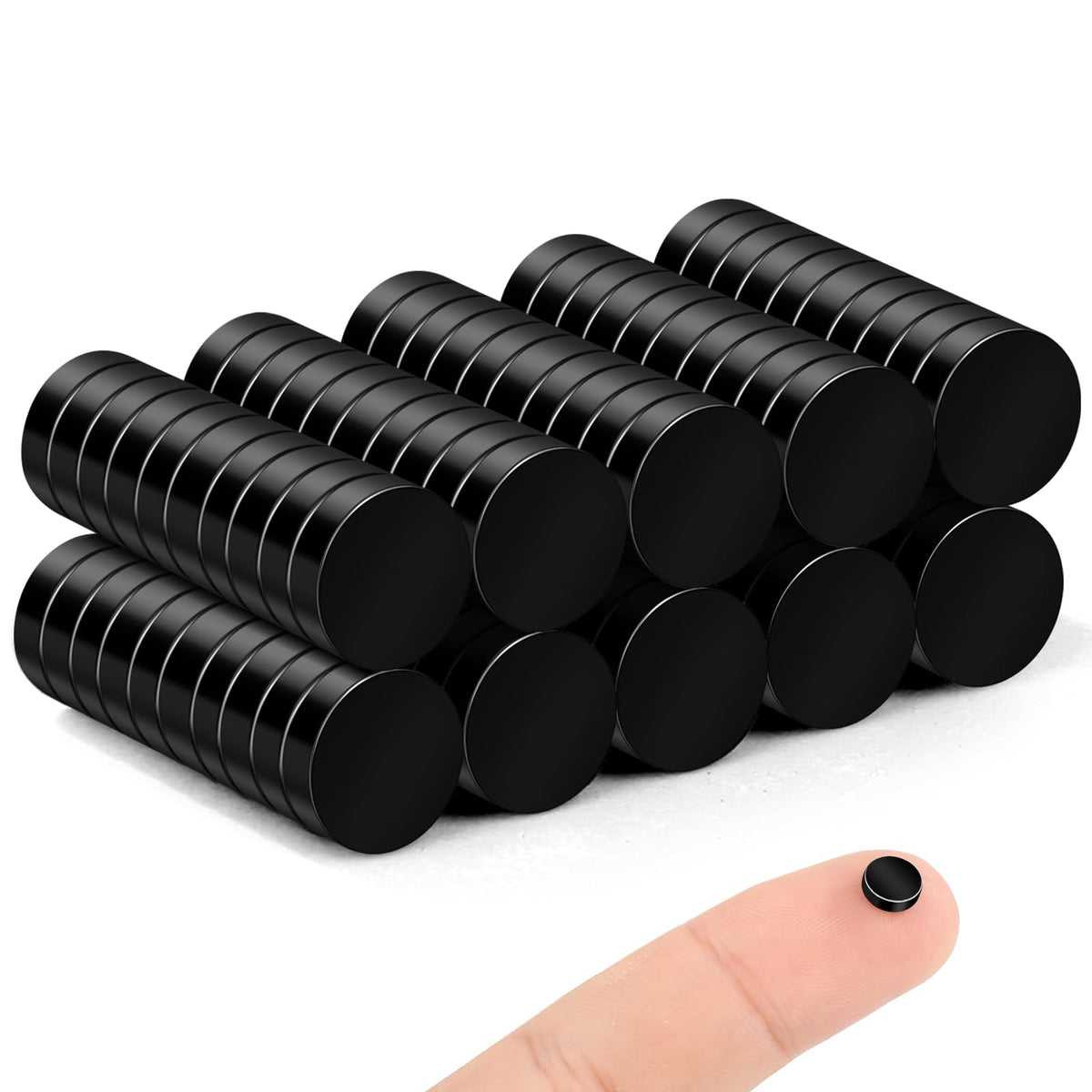 TRYMAG Small Strong Magnets, 6 Sizes Rare Earth Magnet, 255Pcs