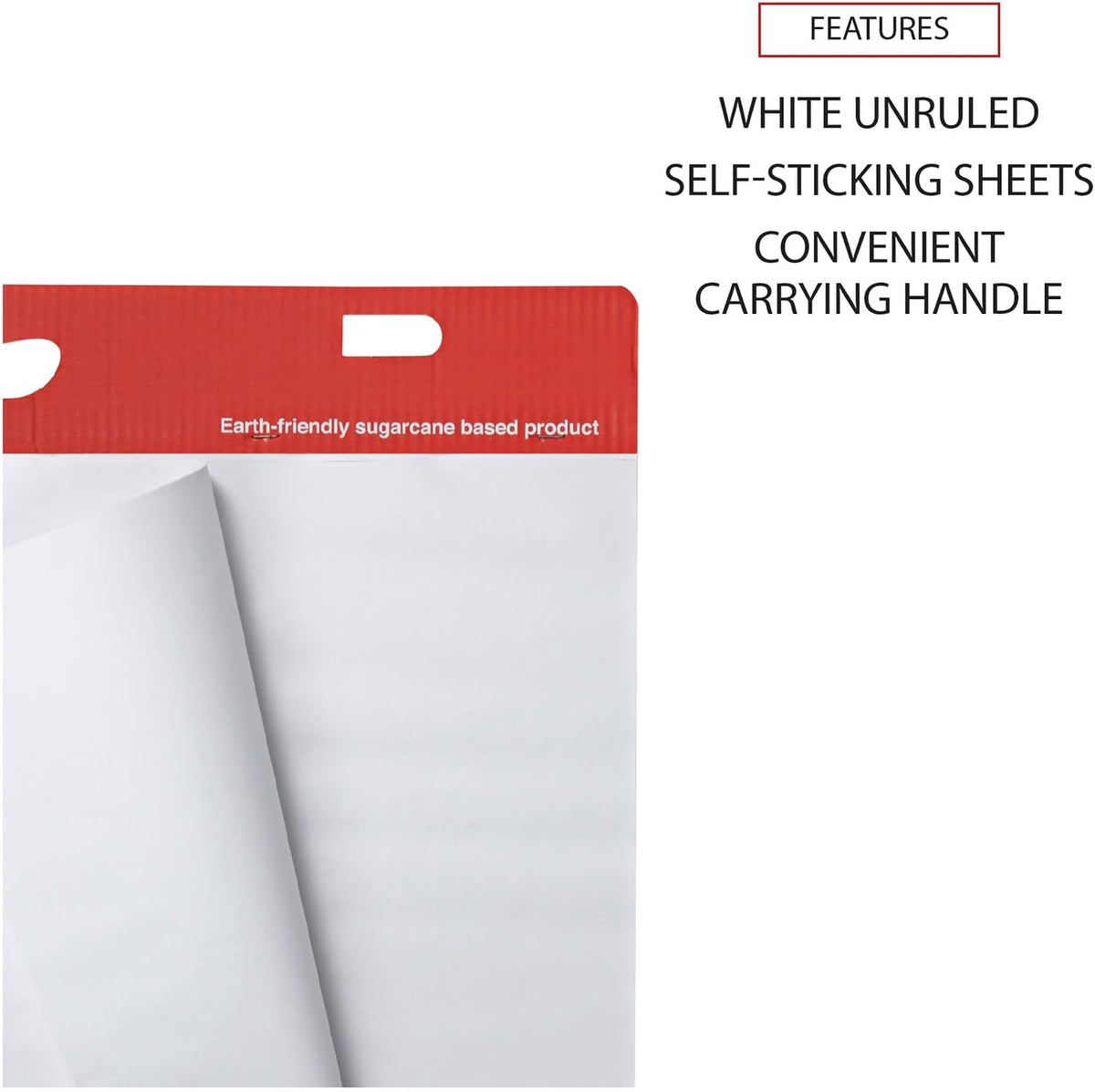 Universal 35603 Self Stick Easel Pads, Unruled, 25 x 30, White, 30-Sheet Pads (Case of 2 Pads)
