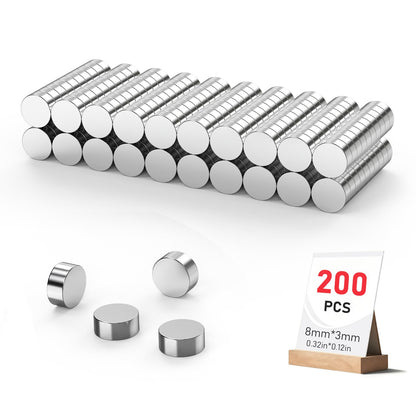 350Pcs Magnets for 3D Printing, Rare Earth Magnets for Crafts
