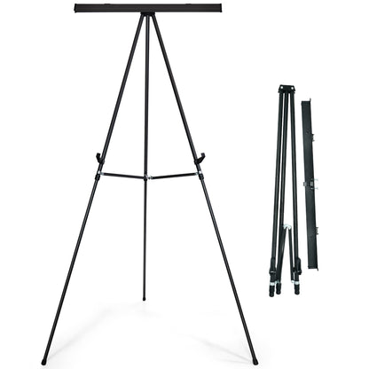 Falling in Art 63 1/2'' Lightweight Aluminum Flip Chart Display Easel Stand