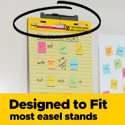 Post-it Super Sticky Easel Pad, 25 x 30 in, Yellow Lined, 2 Pads