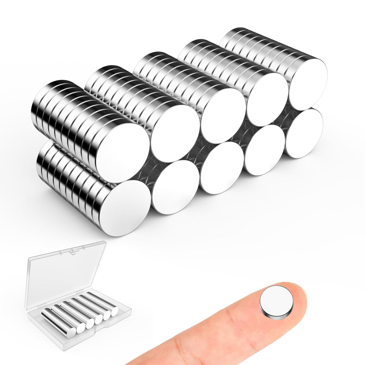 Magnets for Crafts, 5x2mm Small Round Magnetic 250 Pack