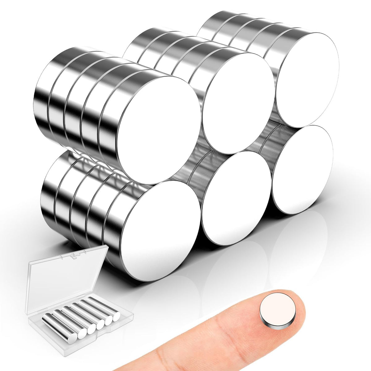 Magnets for Crafts, 5x2mm Small Round Magnetic 250 Pack