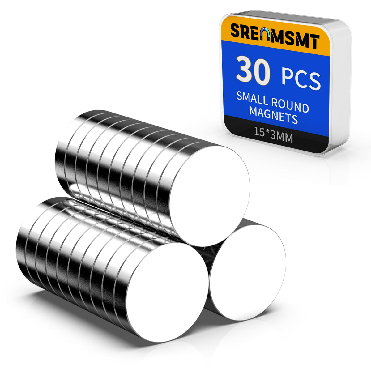 Small Magnets, 7 Sizes Neodymium Magnets for Crafts, 290 Pack