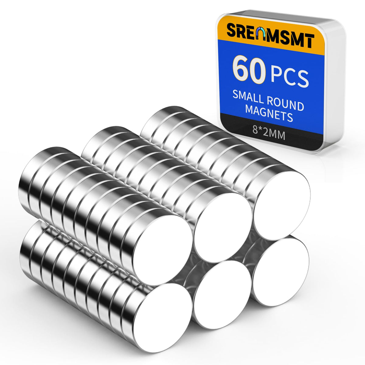 Small Magnets, 7 Sizes Neodymium Magnets for Crafts, 290 Pack