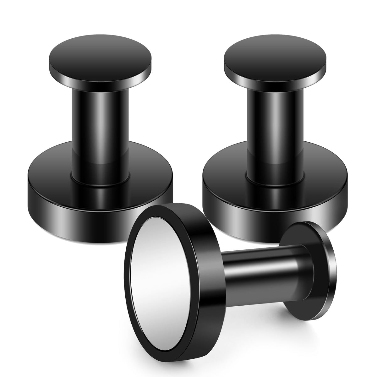 Buelkmag Magnetic Hooks for Cruise Cabins Black 150Lb Magnet Wreath Hanger