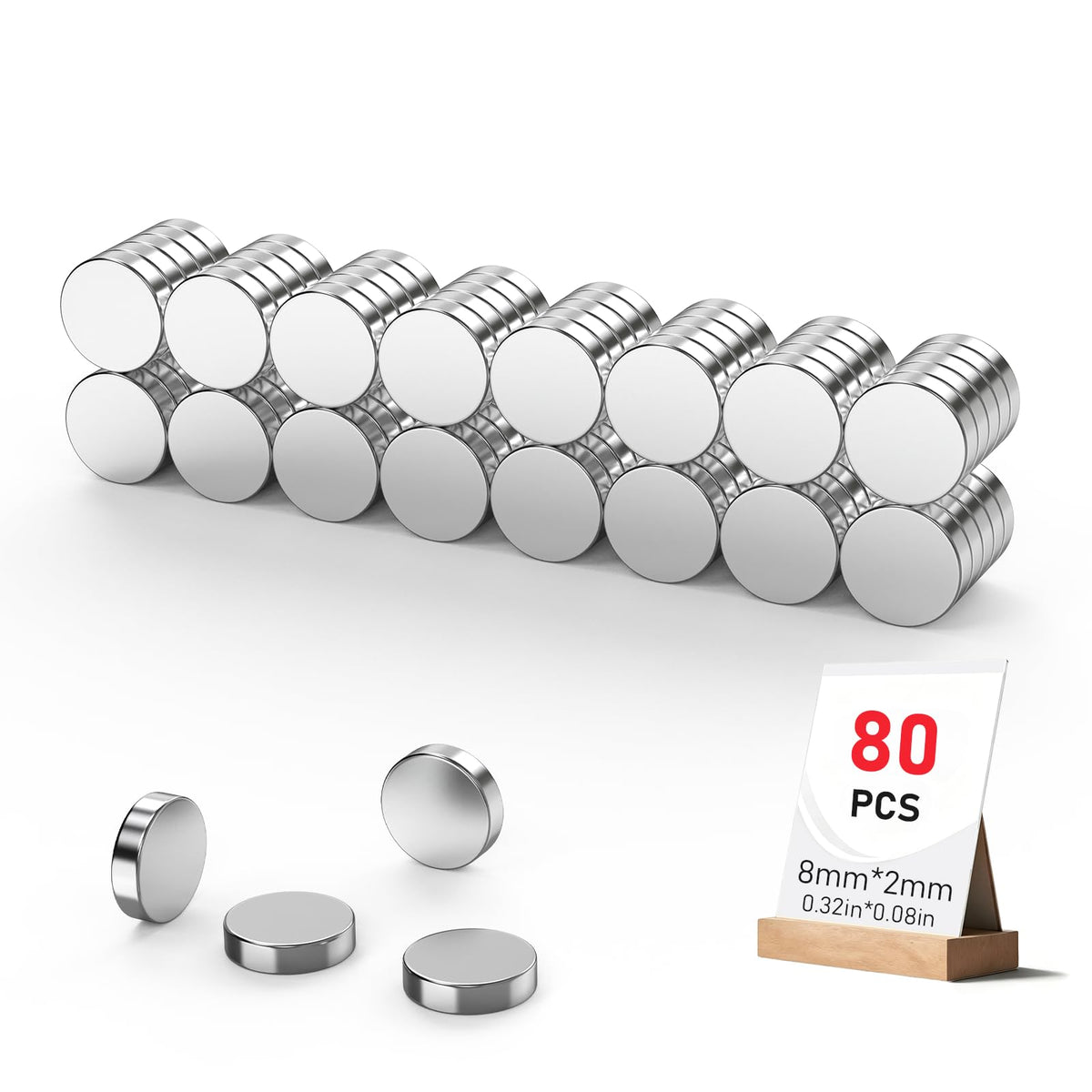 350Pcs Magnets for 3D Printing, Rare Earth Magnets for Crafts