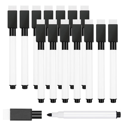 50 Pcs Magnetic Dry Erase Markers, Fine Point Tip, Black