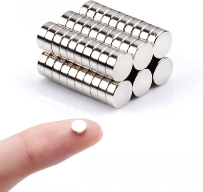 Deryun 60 Pack Small Magnets for Crafts,Mini,Tiny,Fridge,Refrigerator,Whiteboard,Round,Multi-Use Magnets