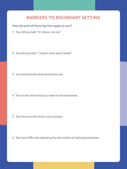The Boundaries Flip Chart: A Psychoeducational Tool to Help Clients Set Healthy Limits, Develop Fulfilling Relationships, and Reclaim Their Worth