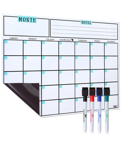 Mr. Pen- Dry Erase Calendar for Fridge, Magnetic, 14.7 x 11.8