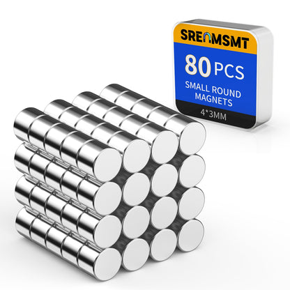 Small Magnets, 7 Sizes Neodymium Magnets for Crafts, 290 Pack