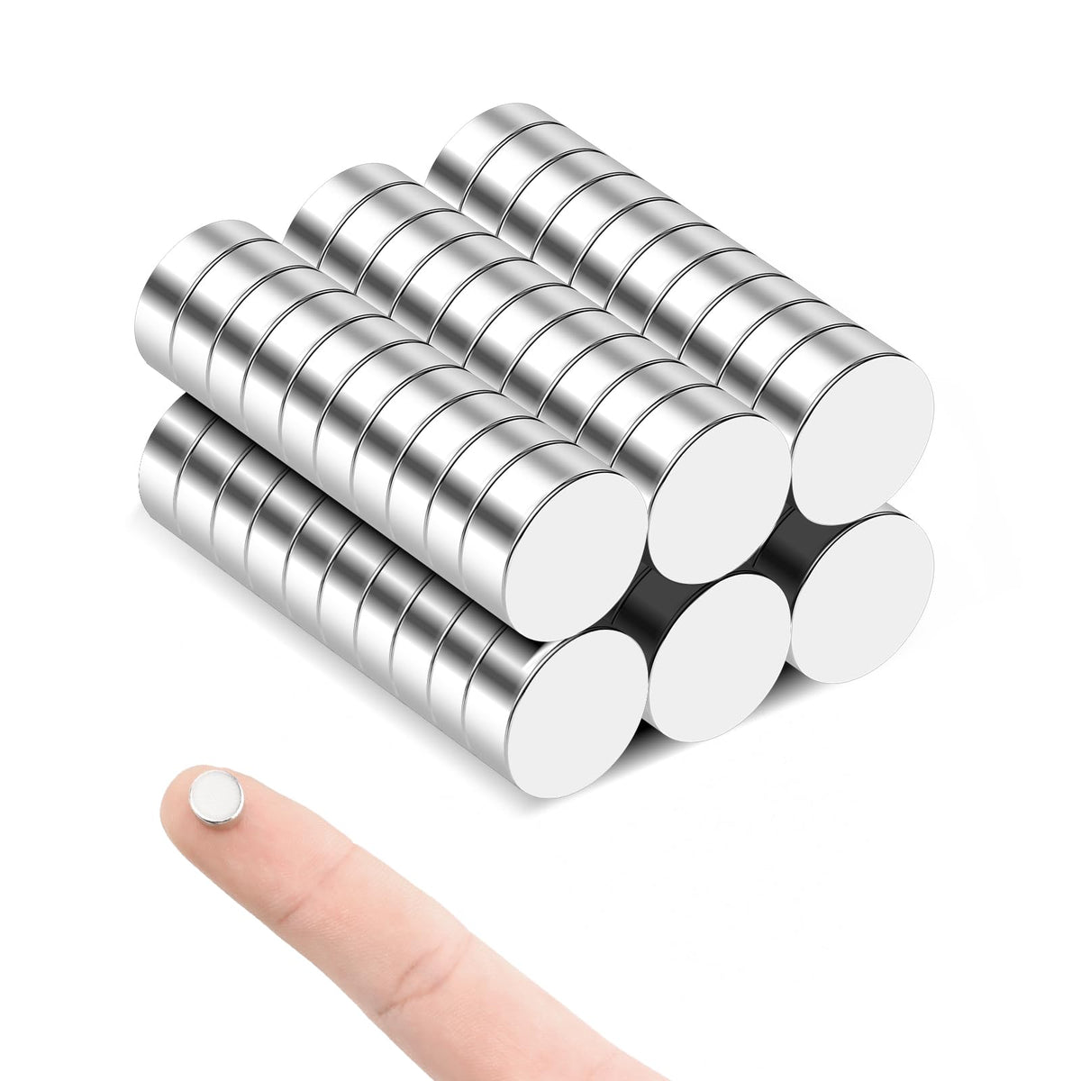BEST CHOICE MAGNETS Small Magnets, 30 Pack Refrigerator Magnets 12x3mm