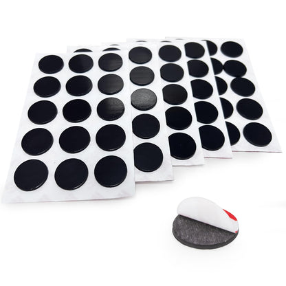 Towjug Round Magnets with Adhesive Backing 0.8" x 0.08", 30 Magnetic Dots