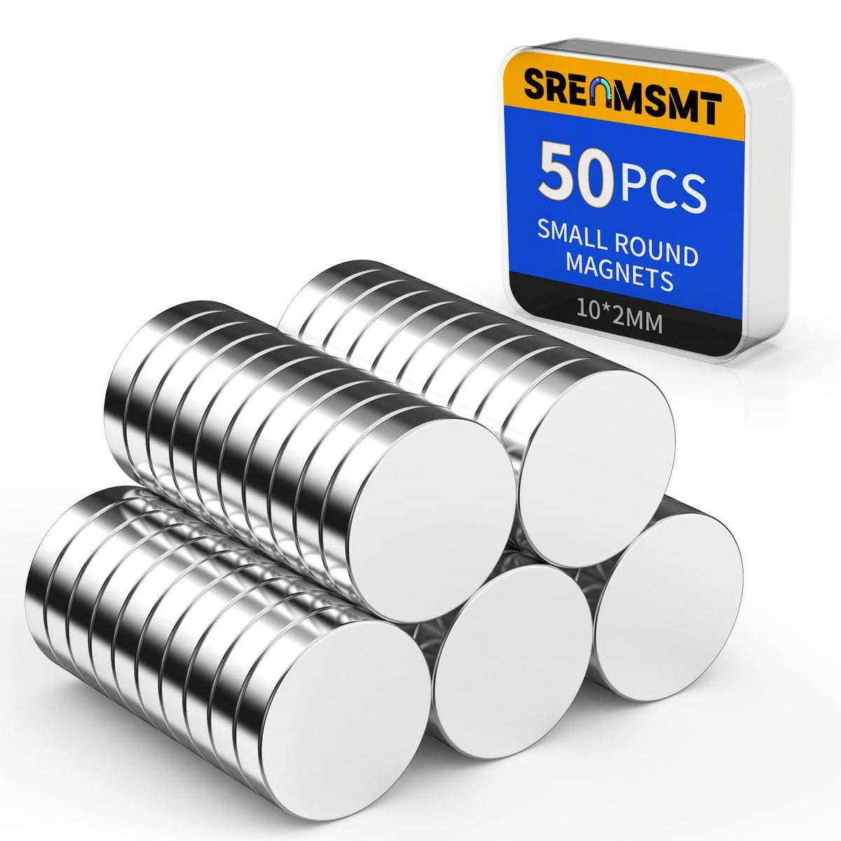 Small Magnets, 7 Sizes Neodymium Magnets for Crafts, 290 Pack