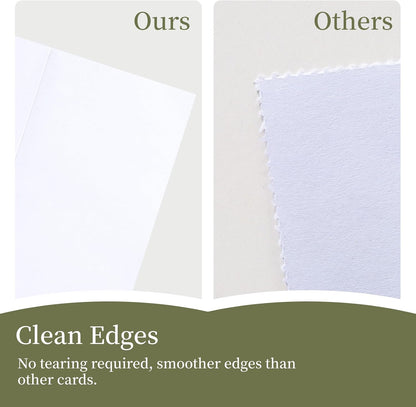 Blank Tent Cards Printable 3.5" x 11" 100 Sheets