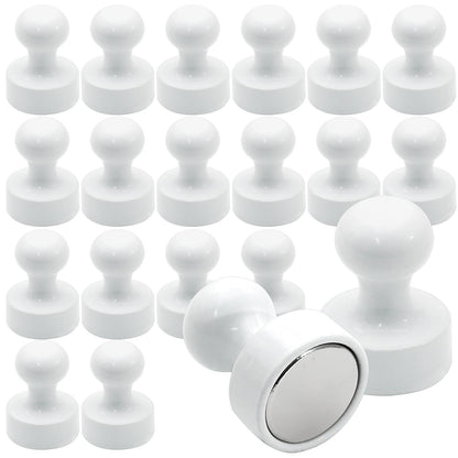 LOVIMAG Fridge Magnets 12 Pack Magnet Refrigerator Locker Whiteboard Black