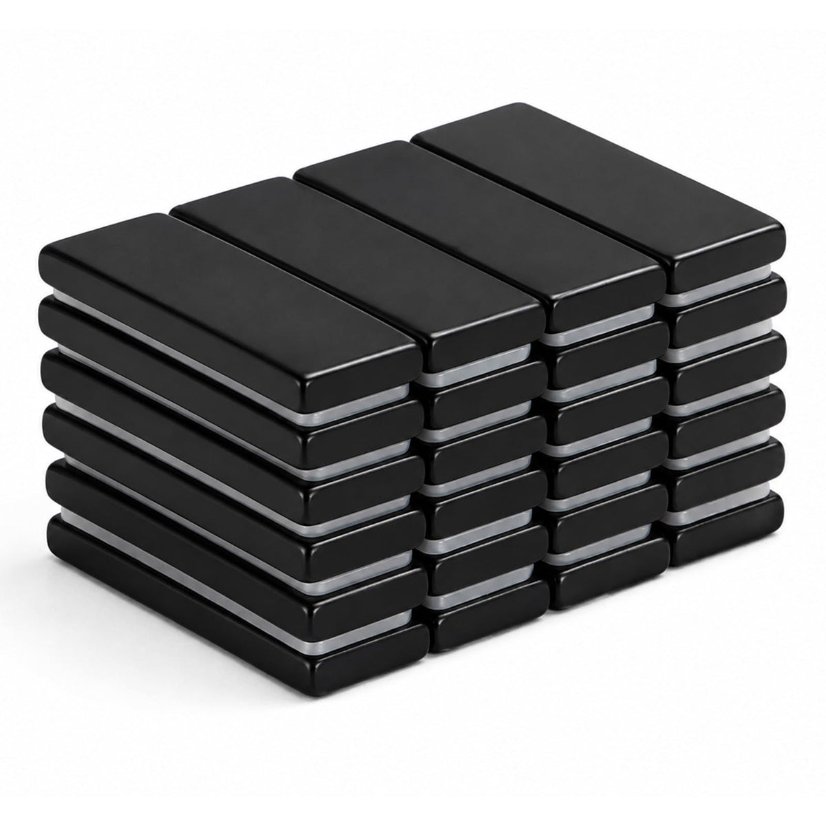 DIYMAG Strong Magnets, 12 Pack Neodymium Magnetic Strips Adhensive Backing