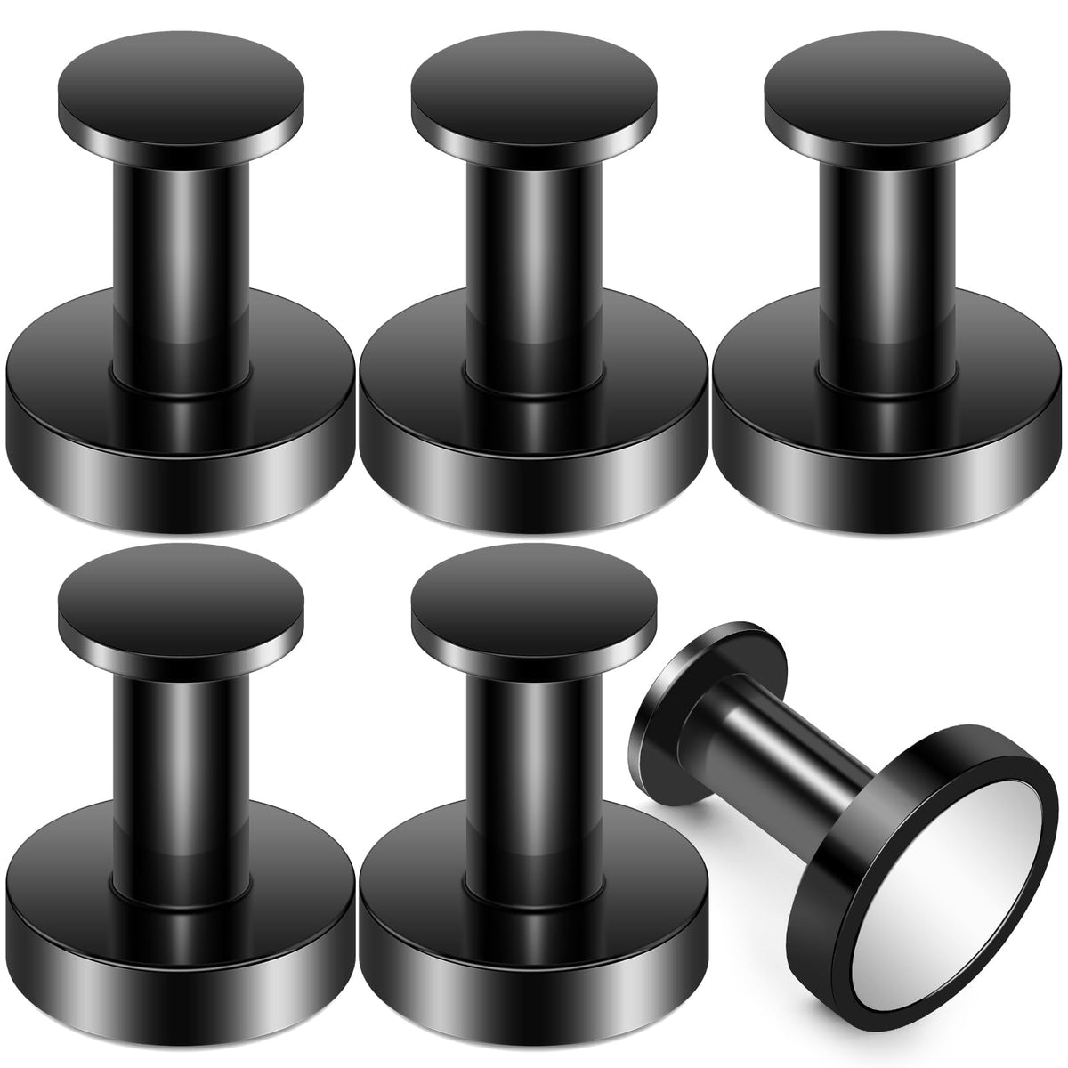 Buelkmag Magnetic Hooks for Cruise Cabins Black 150Lb Magnet Wreath Hanger
