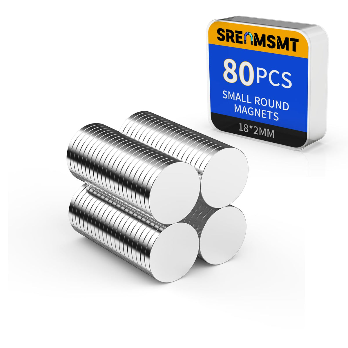 Small Magnets, 7 Sizes Neodymium Magnets for Crafts, 290 Pack