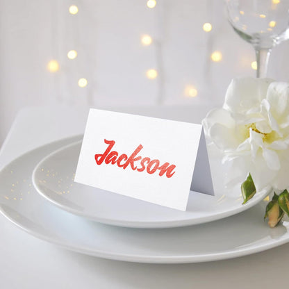 120 Pcs Place Cards, 2x3.5in Blank Fillable Banquet Seat Card for Table Setting, Escort Card, Wedding Place Cards for Wedding, Table, Dinner Parties