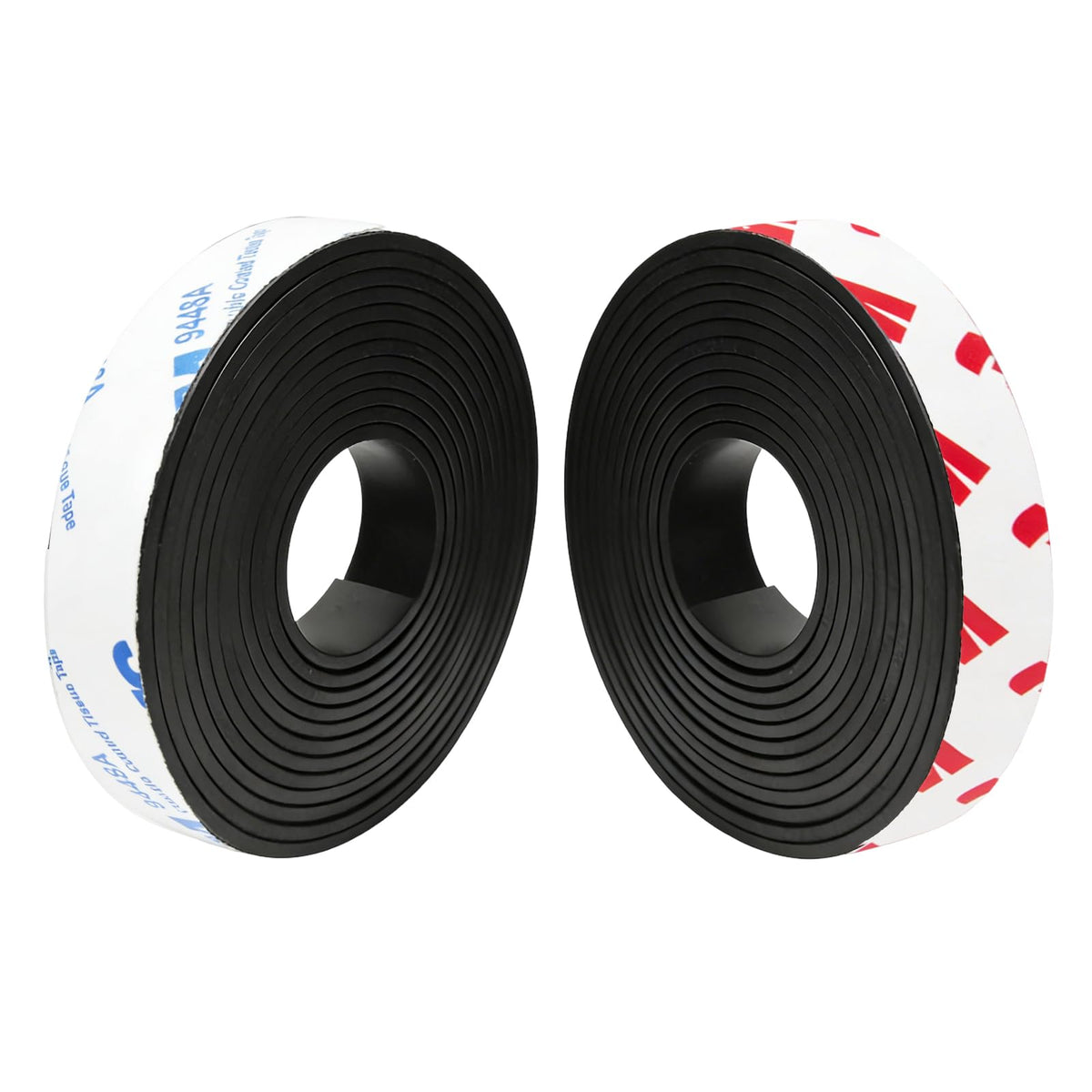Towjug Magnetic Tape 10ft x 1/2in Fridge Magnets with Adhesive Backing Roll