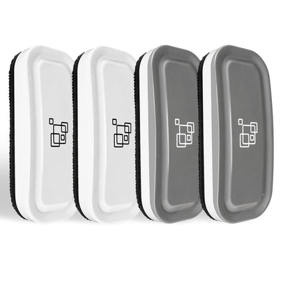 maxtek Magnetic Dry Erase Eraser, Gray, 1 Pack